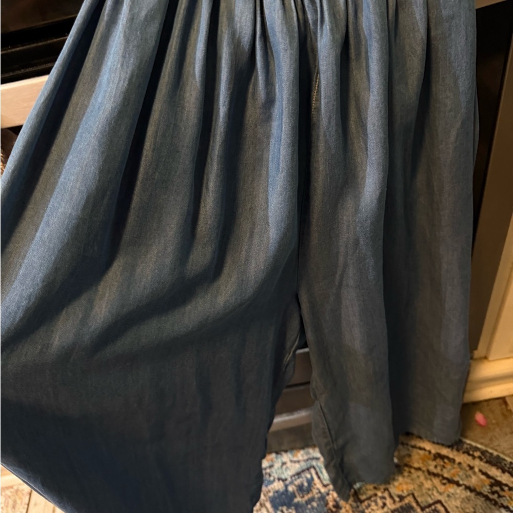 Blue Denim-Look Full jumpsuit